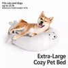Semi-Enclosed Washable Pet Bed for Cats & Dogs