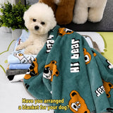 Fleece Pet Blanket for Dogs and Cats