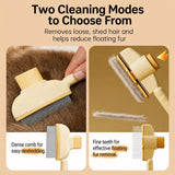 Self-Cleaning Detangling Brush for Cats and Dogs