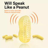 Squeaky Peanut-Shaped Dog Toy