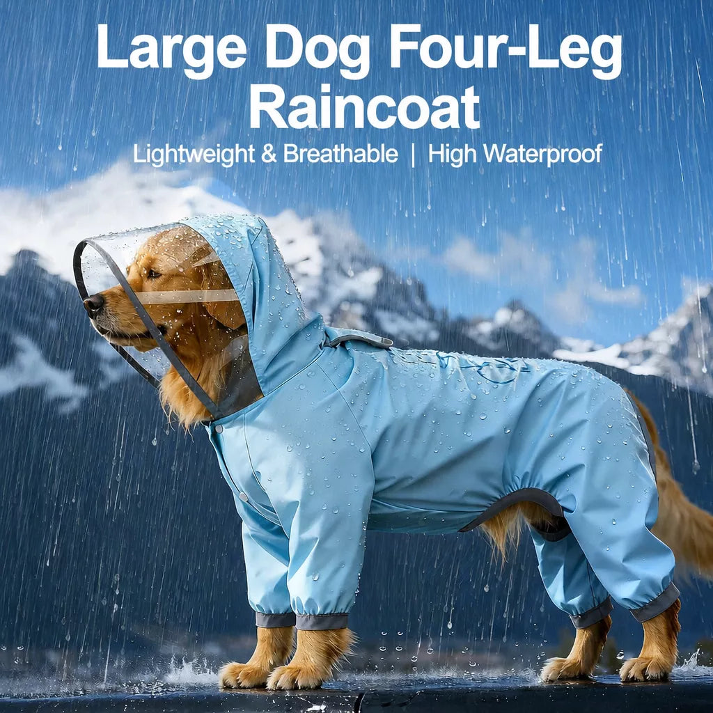 Full-Coverage Dog Raincoat