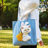 Canvas Pet Carrier Backpack for Cats and Small Dogs
