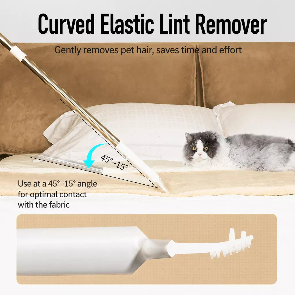 Pet Deshedding Brush for Cats and Dogs with Short or Long Handle