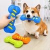 Double-Layer Squeaky Silicone Bone Toy for Dogs