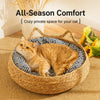 Woven Pet Bed for Cats and Small Dogs
