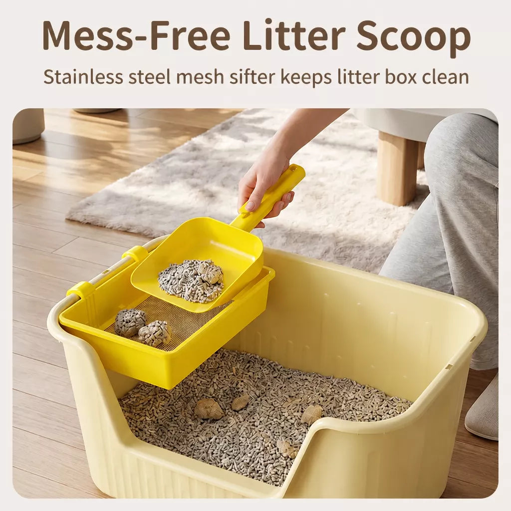 Cat Litter Sifting Screen and Scoop