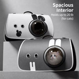 Nylon Space Capsule Pet Carrier Backpack for Cats & Small Pets