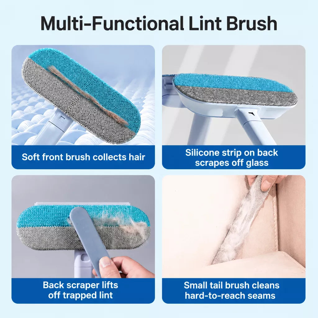 Pet Hair Removal Brush for Sofas and Carpets