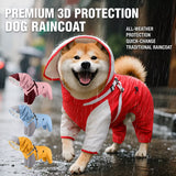 Four-Legged Waterproof Dog Raincoat