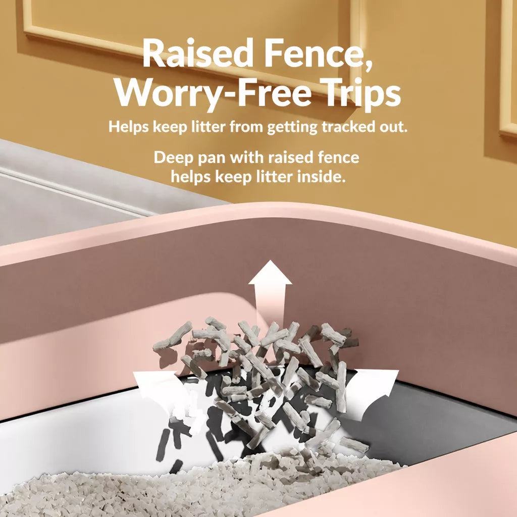Enclosed Cat Litter Box with Scoop