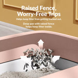 Enclosed Cat Litter Box with Scoop