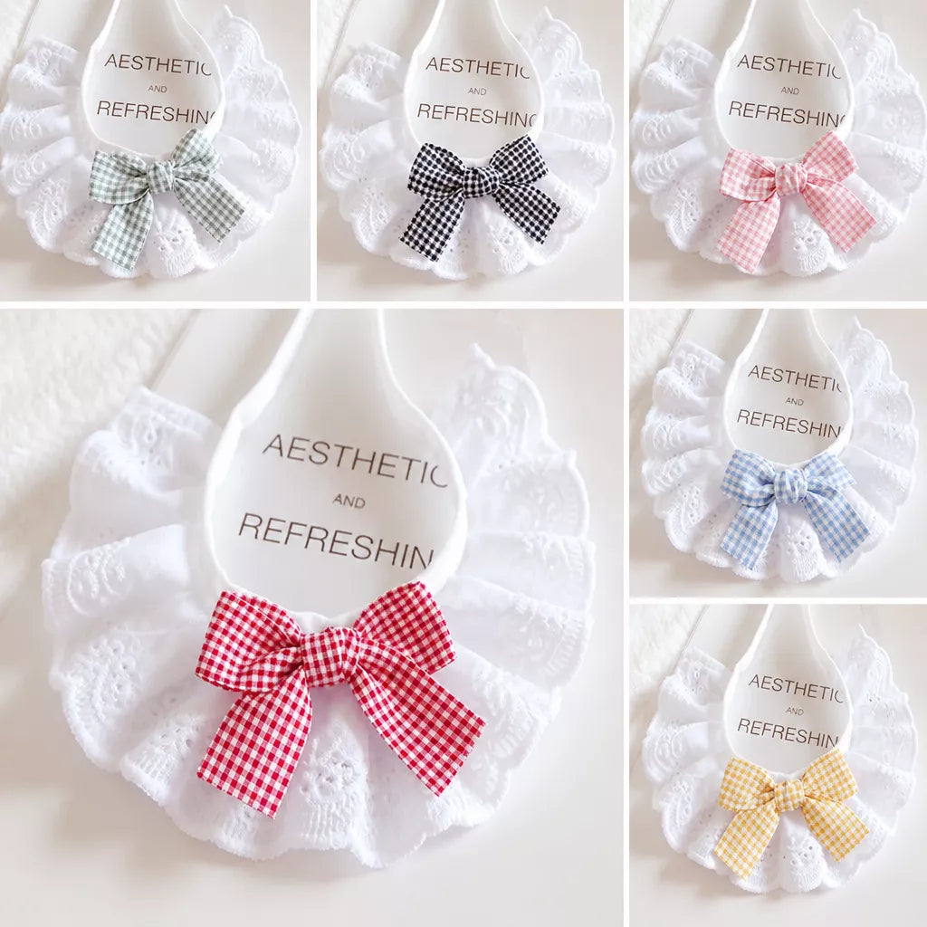 Pet Bib with Bow for Cats and Dogs