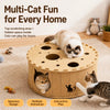 Donut Felt Cat Scratcher Bed & Tunnel