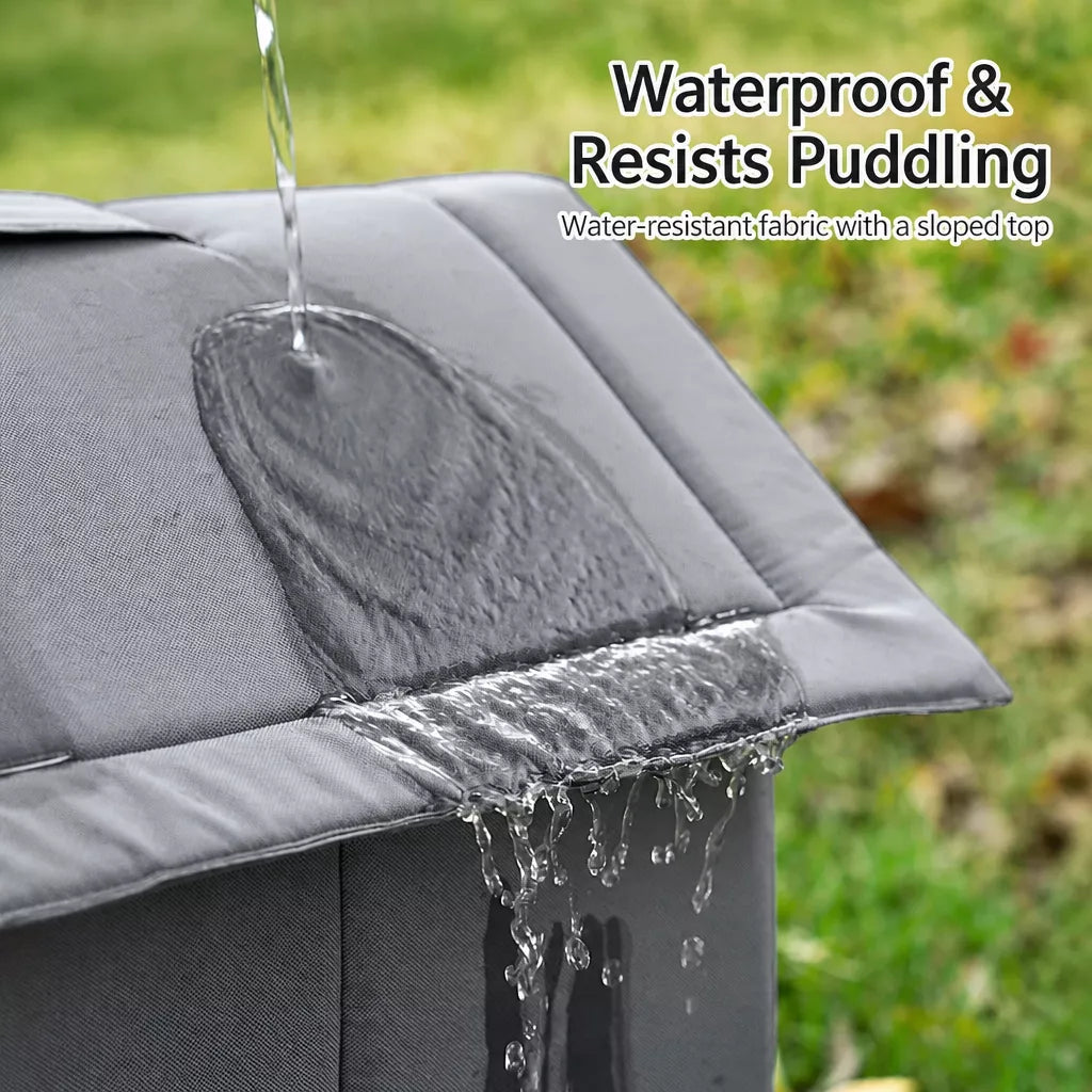 Enclosed Outdoor Pet Shelter for Cats and Dogs