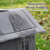 Enclosed Outdoor Pet Shelter for Cats and Dogs