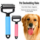Pet Detangling and Deshedding Comb for Dogs and Cats