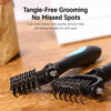 Long-Hair Dog Grooming Rake Brush for Large Breeds