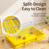 Plastic Dog Potty Tray with Grid Insert