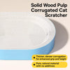 Oval Corrugated Cardboard Scratcher Bed for Cats