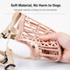 Soft Mesh Dog Muzzle with Plastic Guard