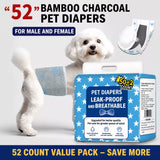 Disposable Dog Diapers for Male and Female Dogs