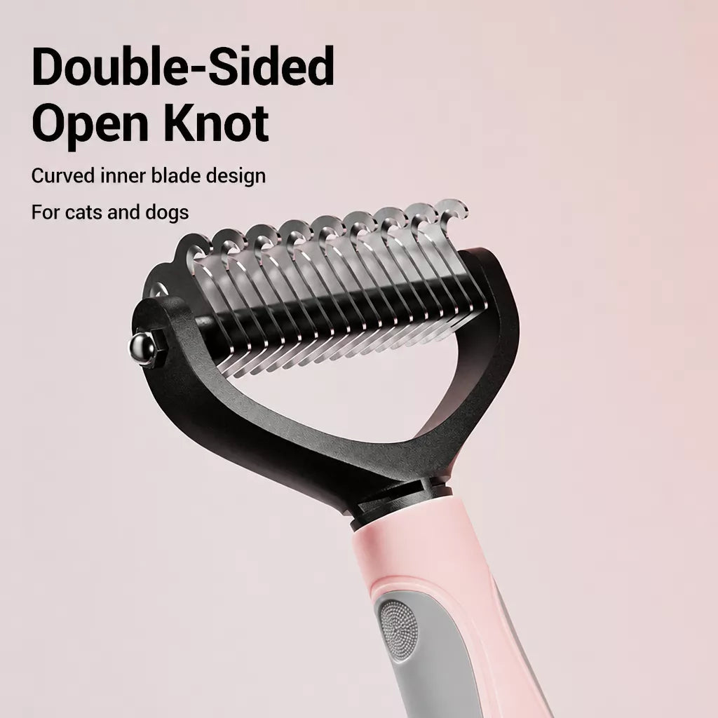 Cat Grooming Comb for Long Hair, Knots and Loose Fur