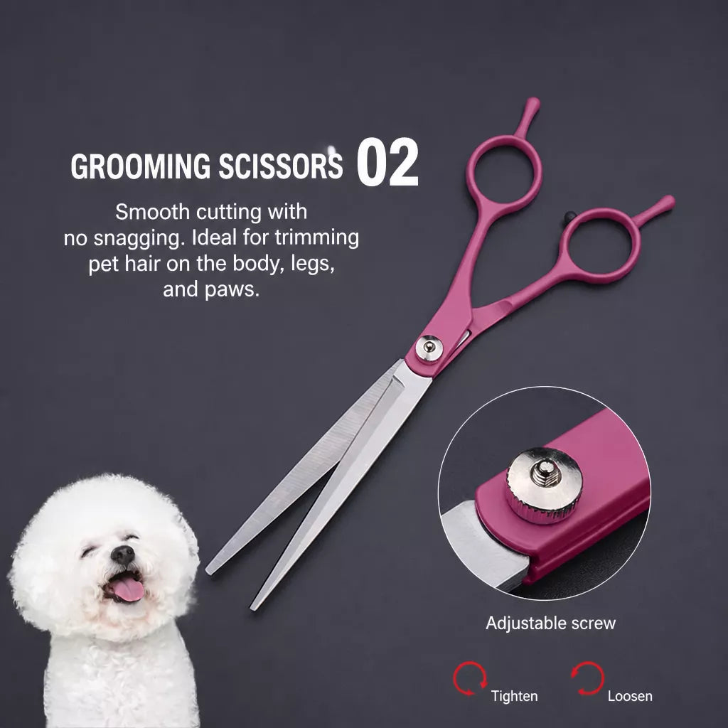Stainless Steel Pet Grooming Shears for Dogs and Cats
