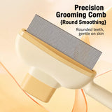 Self-Cleaning Detangling Brush for Cats and Dogs