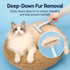 Long- and Short-Tooth Pet Rake Comb for Dogs and Cats