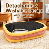 Colorful Plush Pet Bed for Dogs and Cats