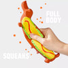 Latex Sausage Dog Squeaky Toy for Small and Medium Dogs