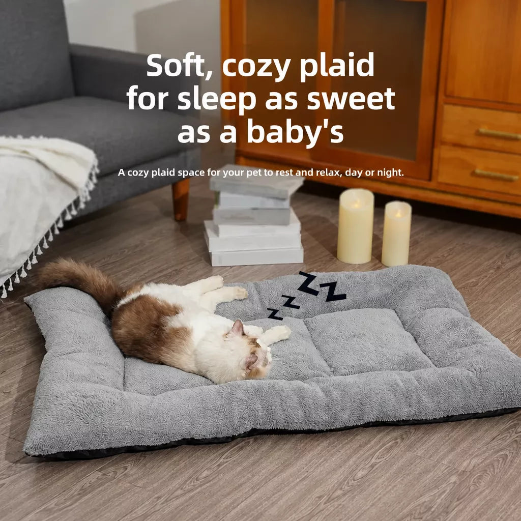 Gray Techno-Fabric Bed for Dogs & Cats