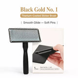 Pet Grooming Pin Brush for Long-Haired Cats and Dogs