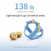 Adjustable Nylon Vest Harness with Magnetic Closure for Small Dogs