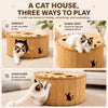 Donut Felt Cat Scratcher Bed & Tunnel