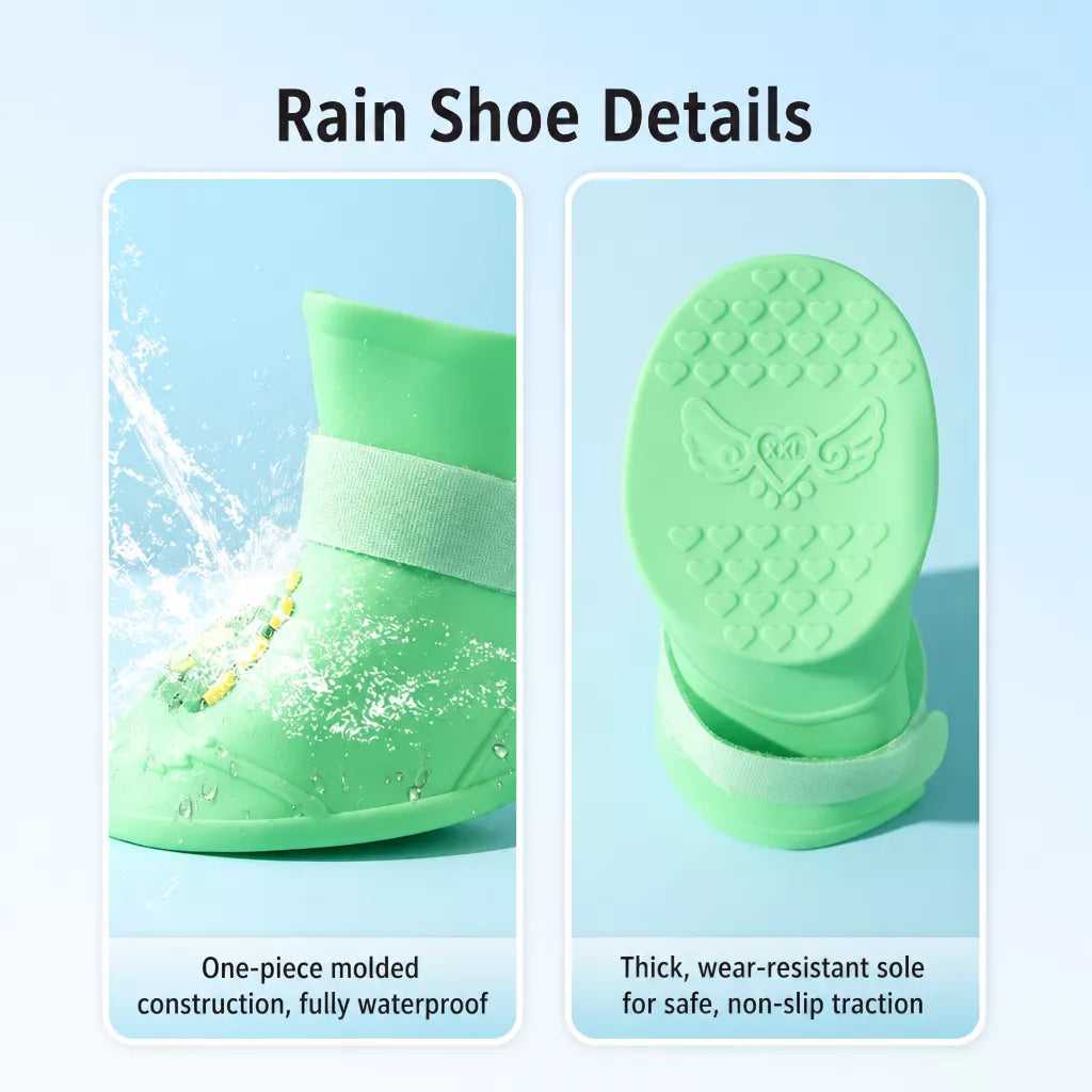 Waterproof Dog Boots for Rainy Walks