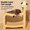 Sisal Cat Scratcher with Rolling Soccer Ball
