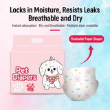 Disposable Dog Diapers for Male and Female Dogs