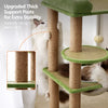 Compact Cat Tree with Space Capsule, Perch, and Cat Hideaway