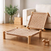 Woven Rattan Cat Bed and Scratcher