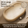 Large Woven Rope Cat Scratcher Bed