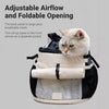 Nylon Mesh Pet Carrier Backpack for Cats and Small Dogs