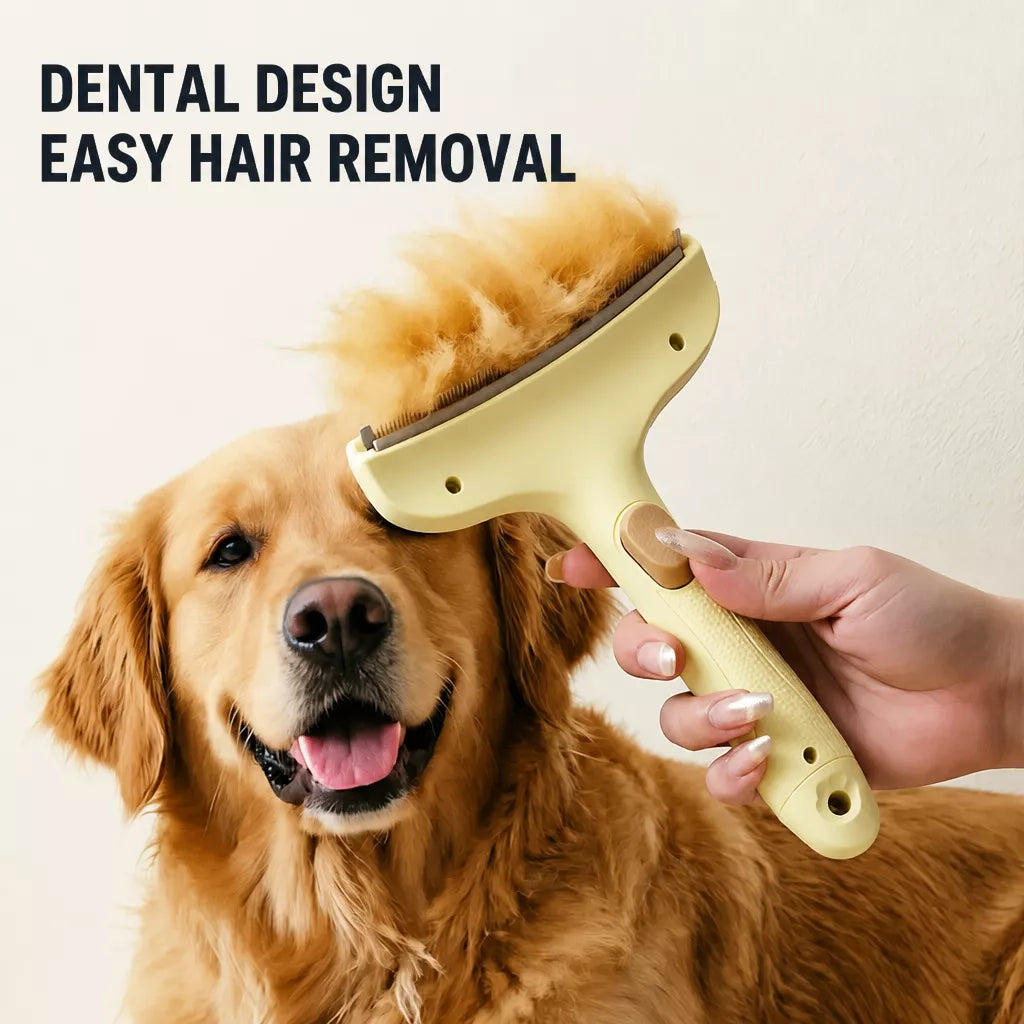Pet Undercoat Rake and Dematting Comb for Dogs and Cats