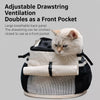 Nylon Mesh Pet Carrier Backpack for Cats and Small Dogs