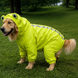 Waterproof Dog Raincoat for Golden Retrievers and Labradors