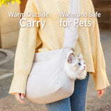 Nylon Pet Carrier Bag with Breathable Mesh for Cats & Dogs