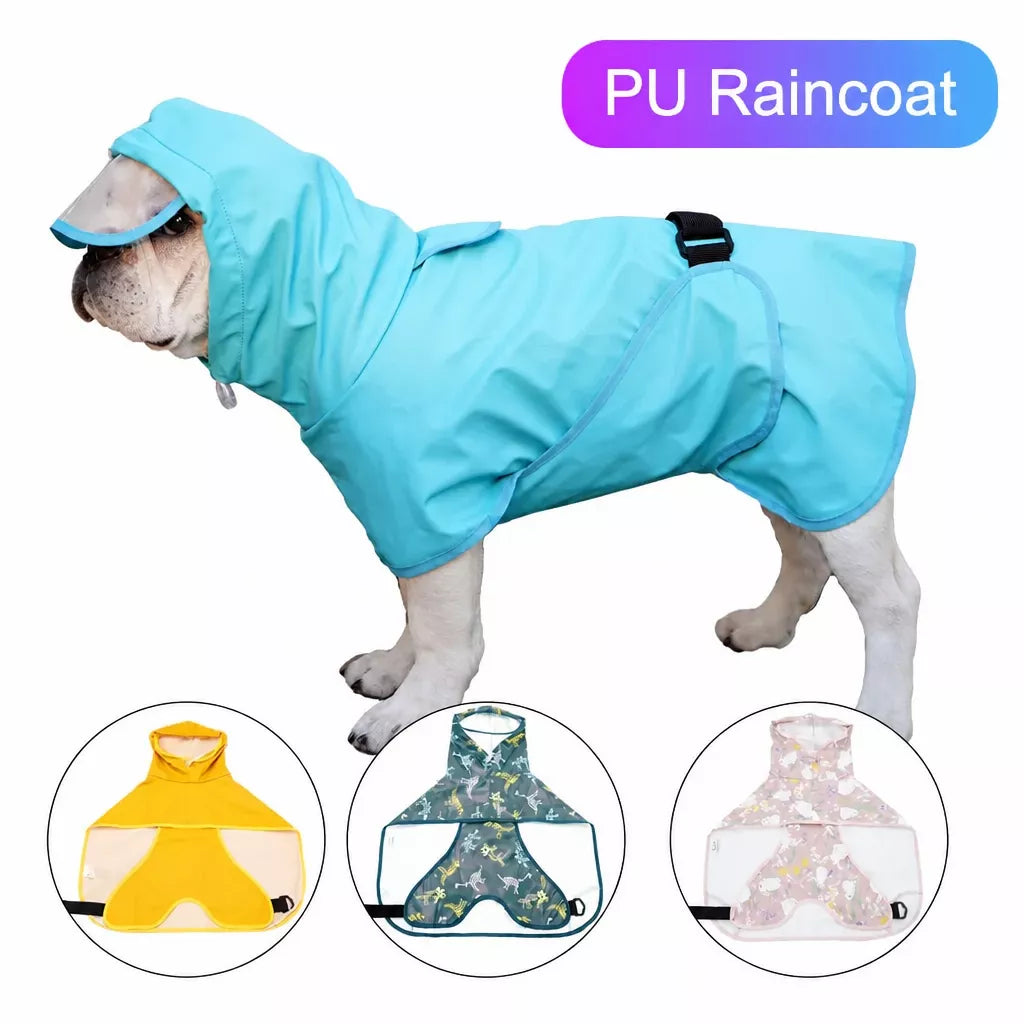 Full-Coverage Dog Raincoat Cape