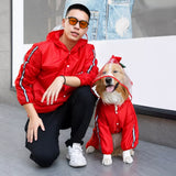Full-Coverage Four-Leg Waterproof Raincoat for Dogs