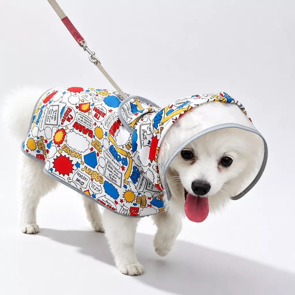 Waterproof Reflective Dog Raincoat for Small to Medium Dogs