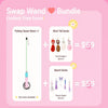 Retractable Cat Teaser Wand with Replaceable Toy Attachments